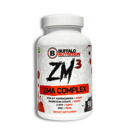 ZM3 ZMA Complex  KSM 66 Ashwaganda Zinc Magnesium & 5-HTP
