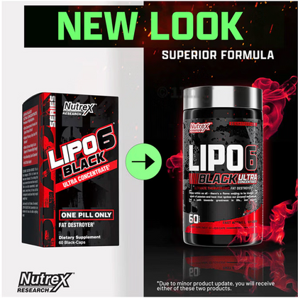 Nutrex Lipo 6 Ultra Concentrate- Black - 60 Capsules