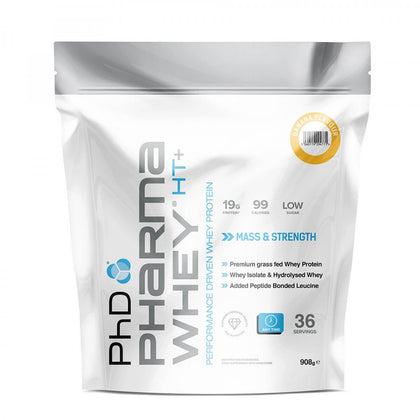 PhD Nutrition Pharma Whey HT+ Protein Powder, 908 g